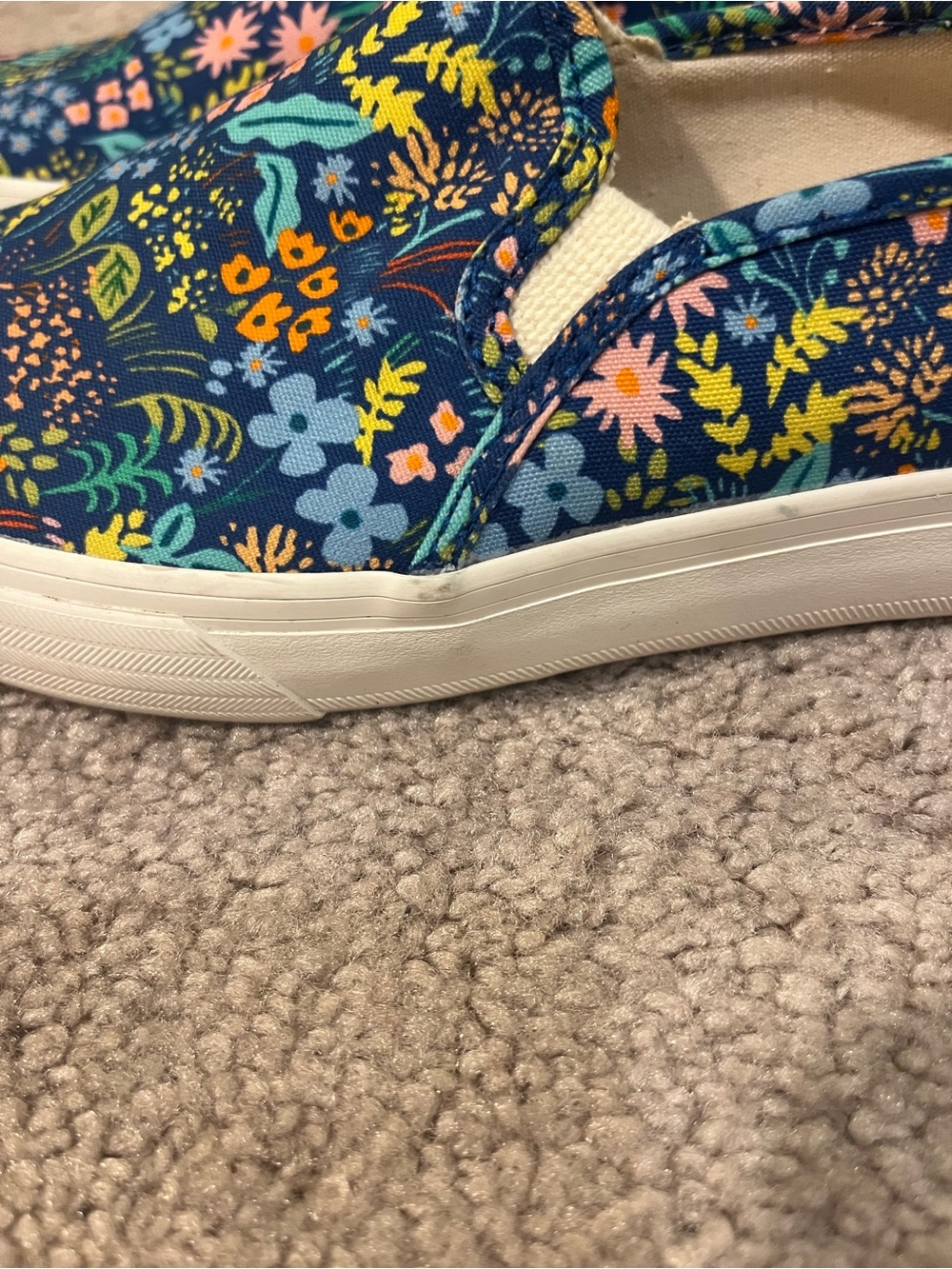Keds x Rifle Paper Co Double Decker Floral Canvas Slip-on Shoes - Picture 5 of 11